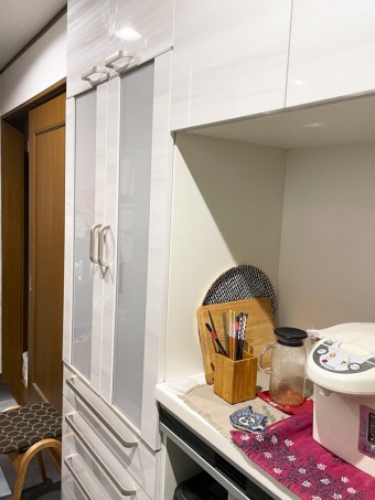 湿気によるカビ・ニオイに強いステンレスエコキャビネット　目黒区Y様邸